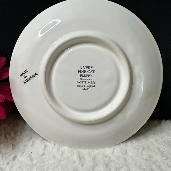 2 Pieces, 1 Large “Crazy Cat Lady” Mug & A Large Very Fine Cat Fluffy Saucer - Picture 4 of 8